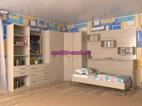 Шкаф-кровать трансформер Вайс