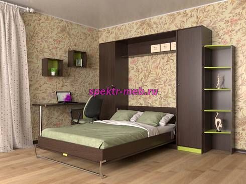 Шкаф-кровать трансформер Фазан 53