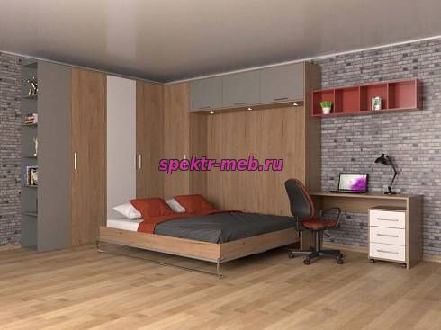 Шкаф-кровать трансформер Хлоя 19