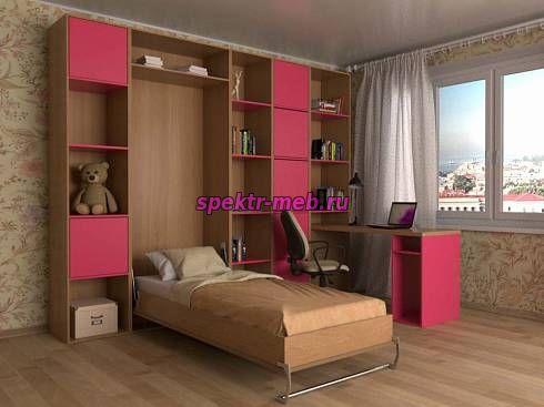Шкаф-кровать трансформер Меган 121
