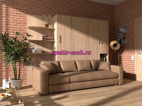 Шкаф-кровать с диваном Нью-1