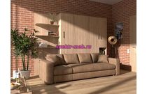 Шкаф-кровать с диваном Нью-1