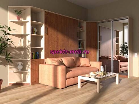 Шкаф-кровать с диваном Марио 37