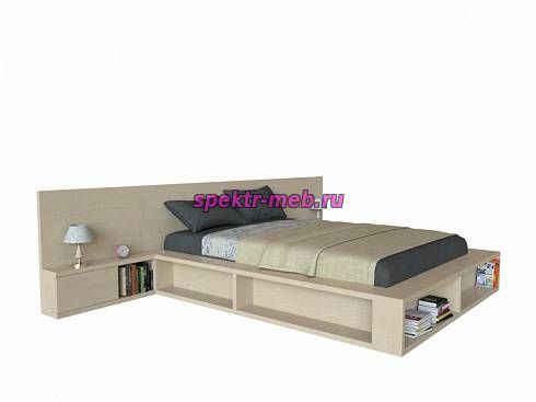Кровать с полками Лея 18