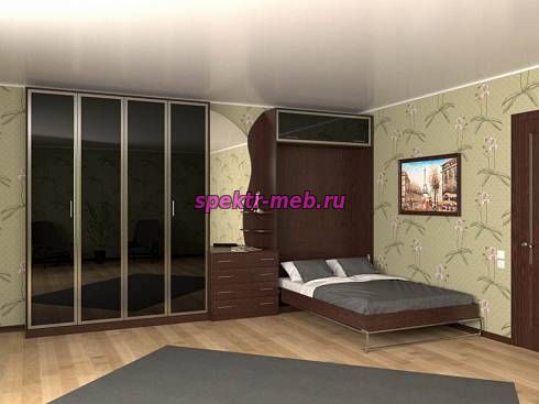 Шкаф-кровать трансформер Фиона 35