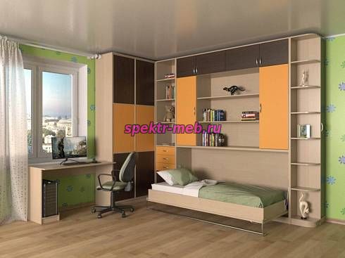 Шкаф-кровать трансформер Фазан 59