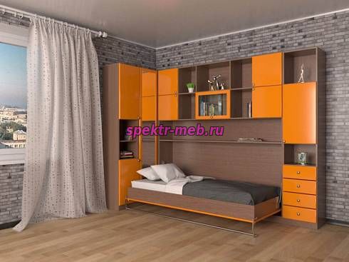 Шкаф-кровать трансформер Марио 39