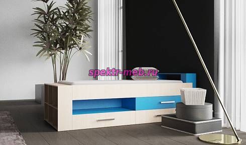 Кровать с 3 ящиками Пальм 1