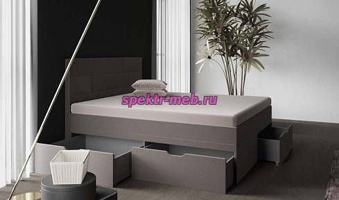 Кровать с 3 ящиками Жасмин 12