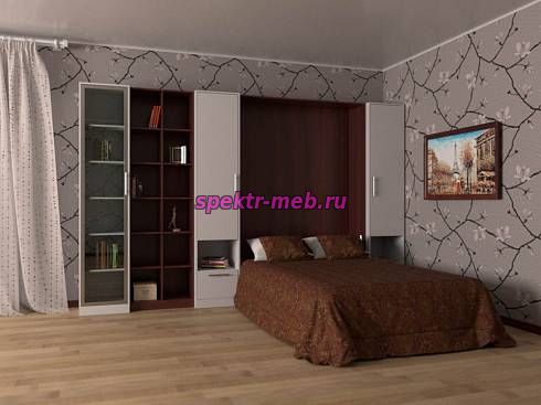 Шкаф-кровать трансформер Фиона 30