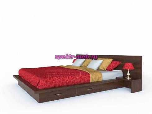 Кровать с полками Солл 32