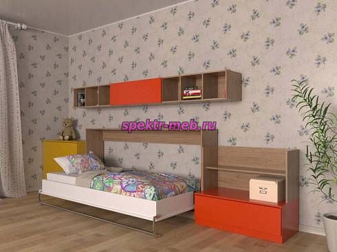 Шкаф-кровать трансформер Элли 9