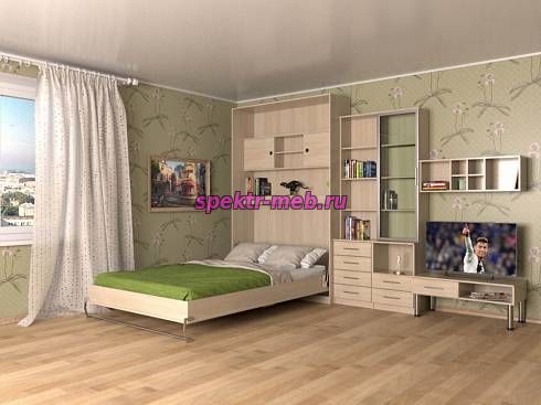 Шкаф-кровать трансформер Настурция