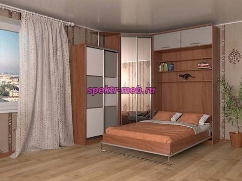 Шкаф-кровать трансформер Элли 4