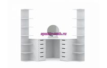 Косметический столик с полками Мира