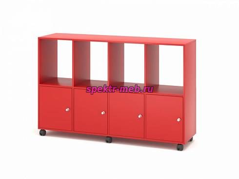 Стеллаж на колесиках Лайт 4