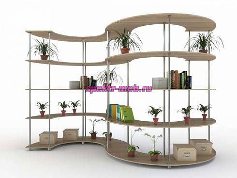 Стеллаж с полками Муна №5