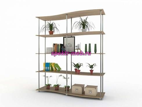 Стеллаж с полками Вэй №2-1