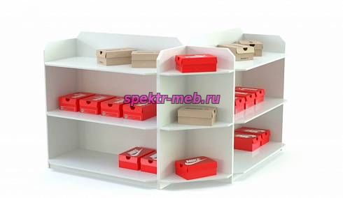 Торговый стеллаж Лотос 3