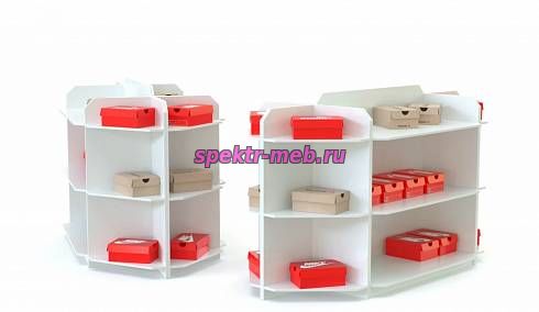 Торговый стеллаж Лотос 4