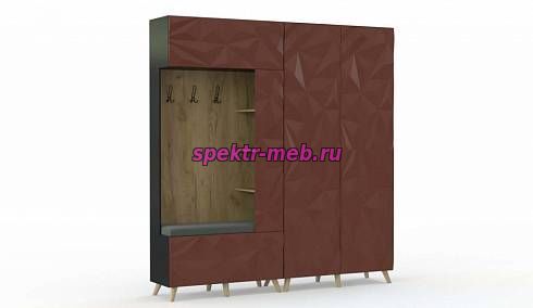 Прихожая Шоколад 14