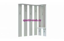 Вешалка угловая Зетта 3