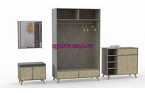 Прихожая Амарант 15