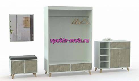 Прихожая Амарант 11