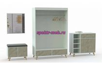 Прихожая Амарант 11