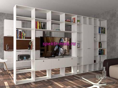 Стенка для гостиной Скандинавия 22