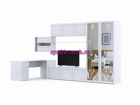 Стенка с рабочим местом Бонни