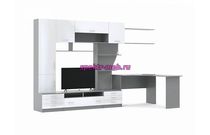 Стенка с рабочим местом Бри