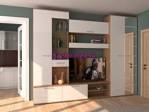 Стенка для гостиной Ламина 4