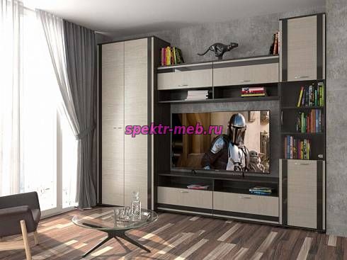 Стенка для гостиной Маркиза 10
