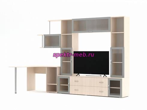 Стенка с рабочим местом Марвел