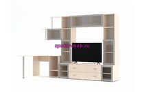 Стенка с рабочим местом Марвел