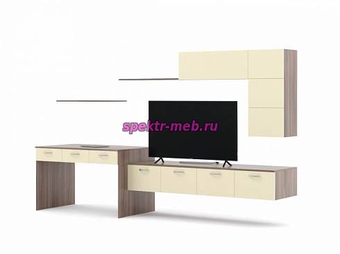 Стенка со столом Вайти 3