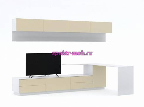 Стенка с рабочей зоной Лита