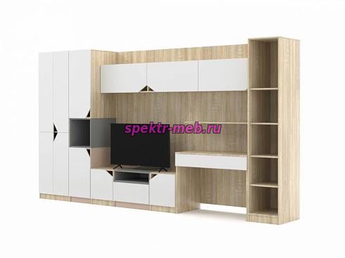 Стенка с рабочим местом Сири