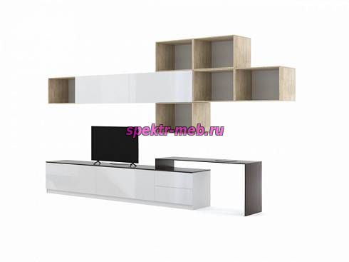 Стенка с рабочим местом Асель