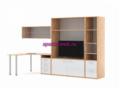 Стенка со столом Вайти 4