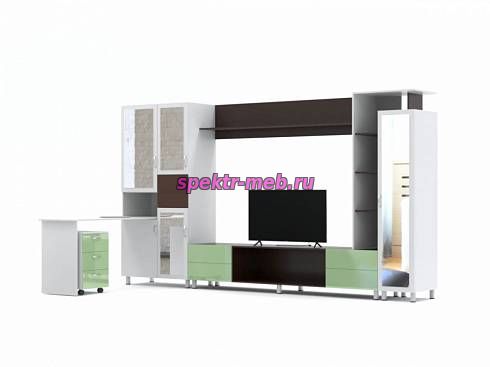 Стенка с рабочим местом Бруклин