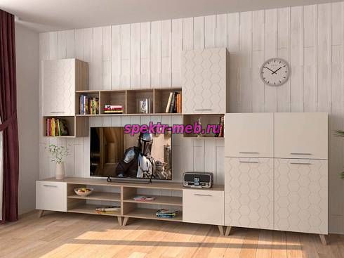 Стенка для гостиной Ромира 4