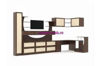 Стенка с рабочим местом Флайт