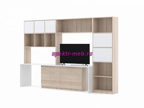 Стенка с рабочим местом Адель