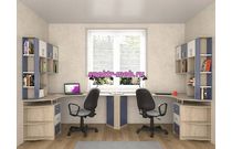 Письменный стол для двоих Виктория 24