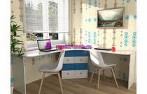 Письменный стол для двоих Нико 83