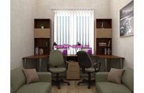 Письменный стол для двоих Принстон 2