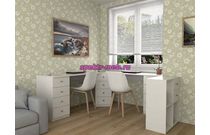 Письменный стол для двоих Калифорния 10