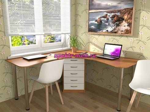 Письменный стол для двоих Фреско 46